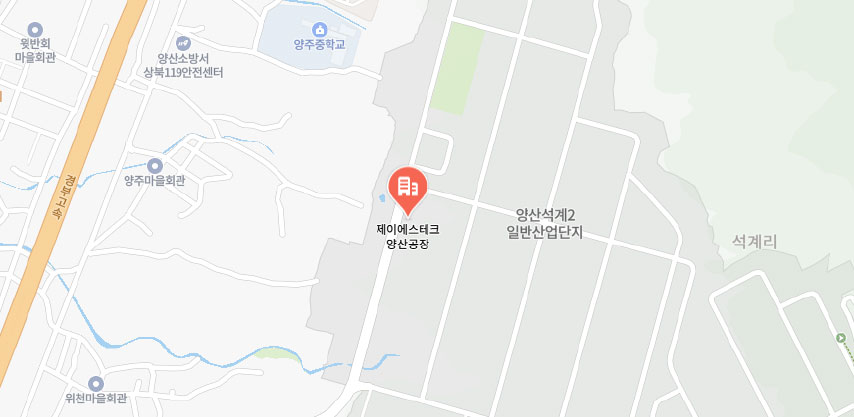 양산공장 위치 지도